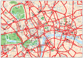 Mapa turistico de museus, pontos turÃ­sticos, lugares turÃ­sticos, monumentos e atraÃ§Ãµes de Londres